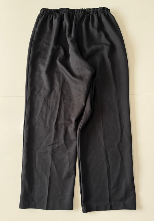 Pantalones negros de vestir, Talla XXL, 44, Mujer