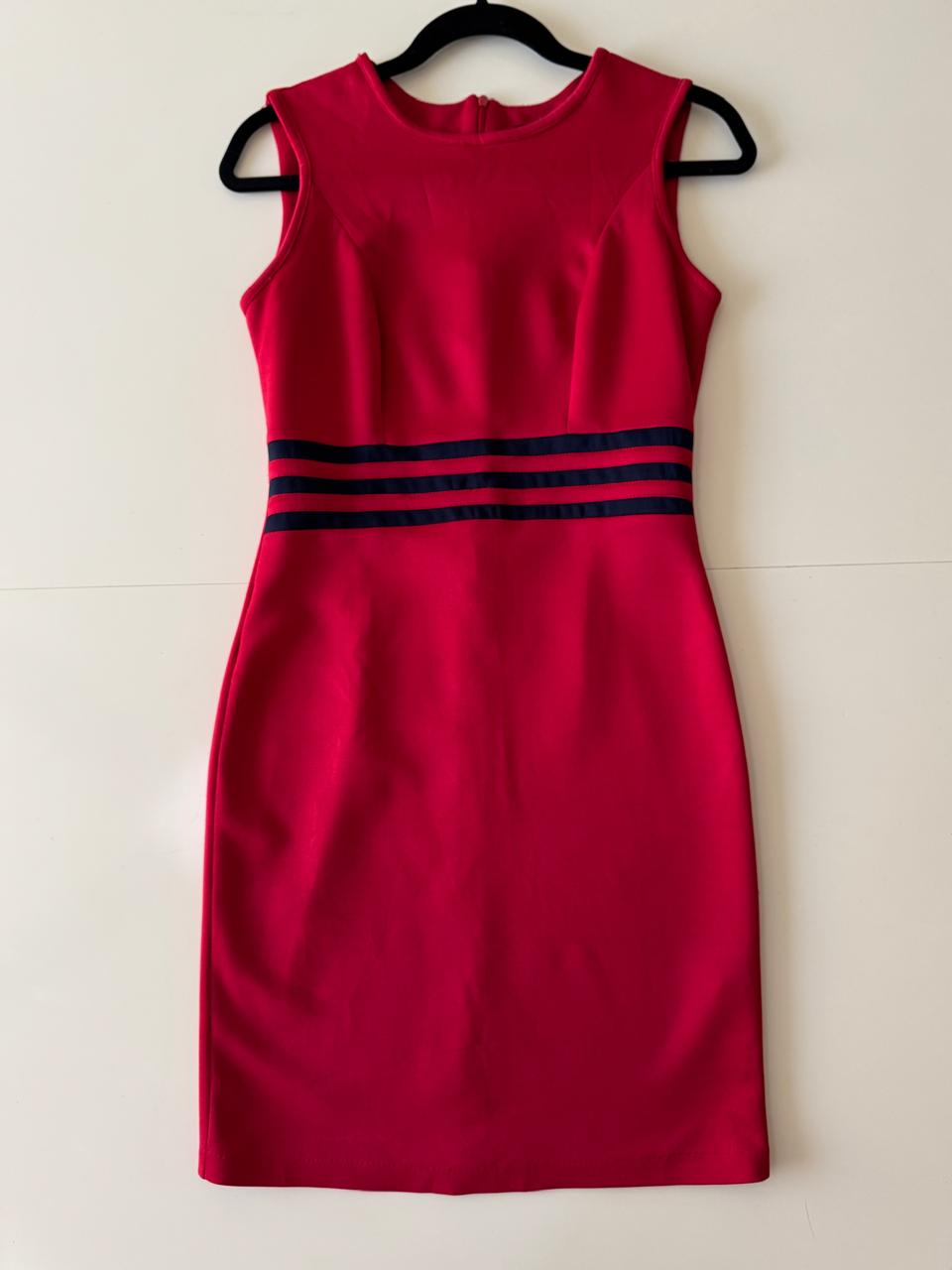 Vestido rojo ajustado, Talla 34, S/M, Mujer, Vertiche