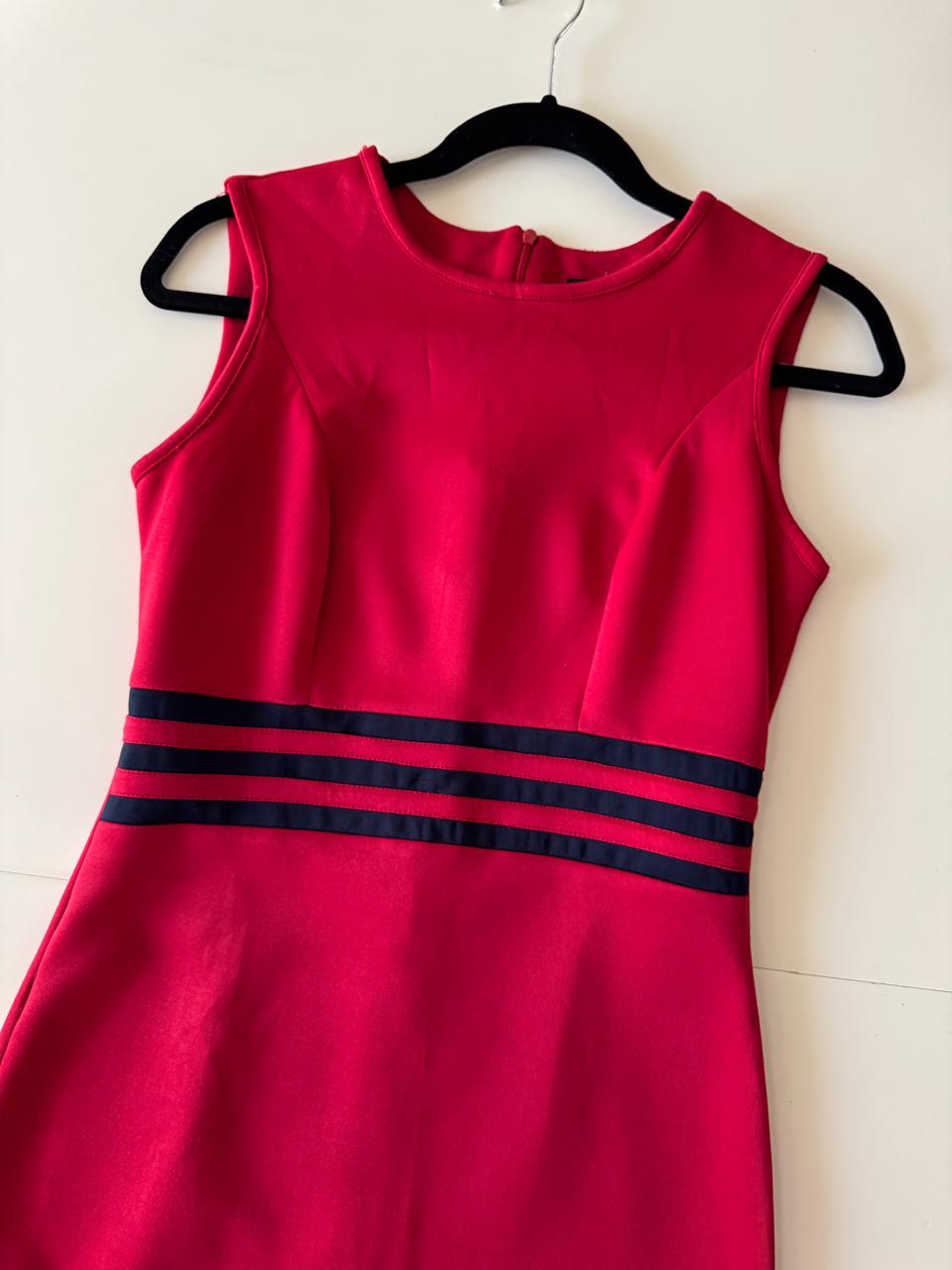 Vestido rojo ajustado, Talla 34, S/M, Mujer, Vertiche