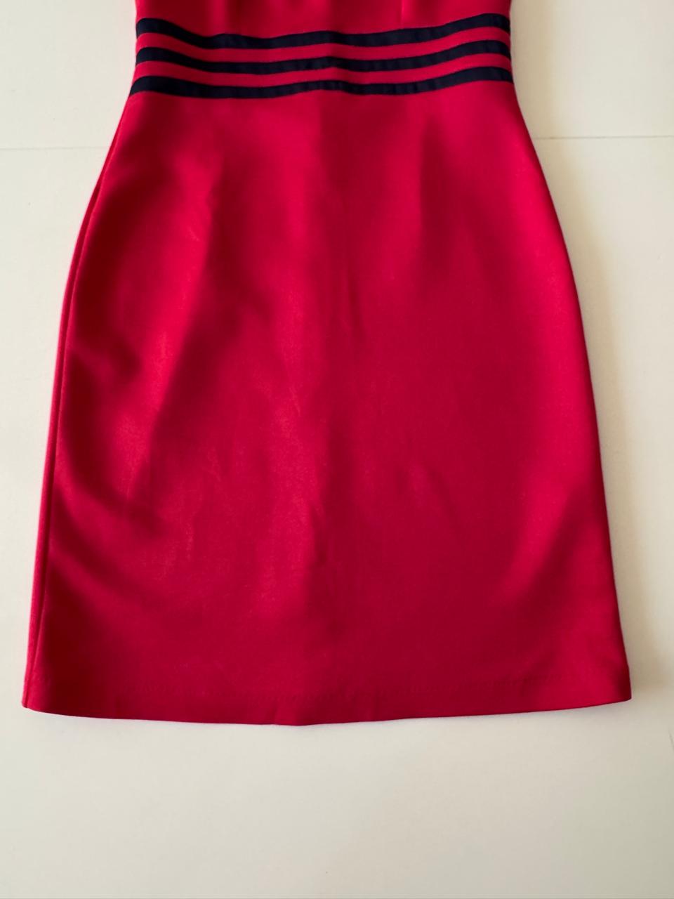 Vestido rojo ajustado, Talla 34, S/M, Mujer, Vertiche