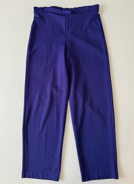Pantalones morados de vestir, Talla L, Mujer