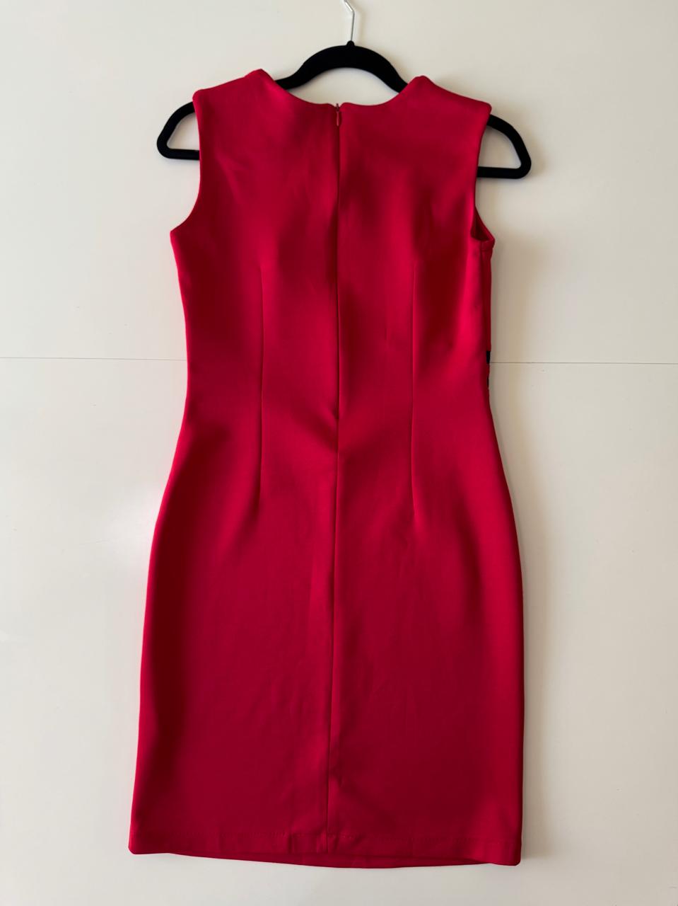 Vestido rojo ajustado, Talla 34, S/M, Mujer, Vertiche