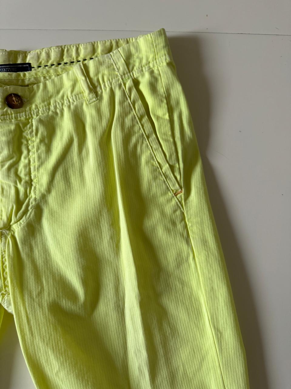 Pantalon amarillo fosfo, Talla 30, Hombre