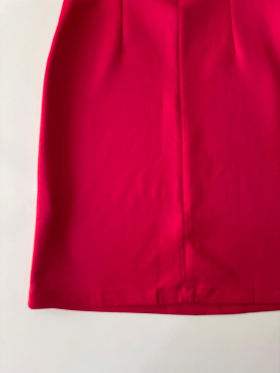 Vestido rojo ajustado, Talla 34, S/M, Mujer, Vertiche