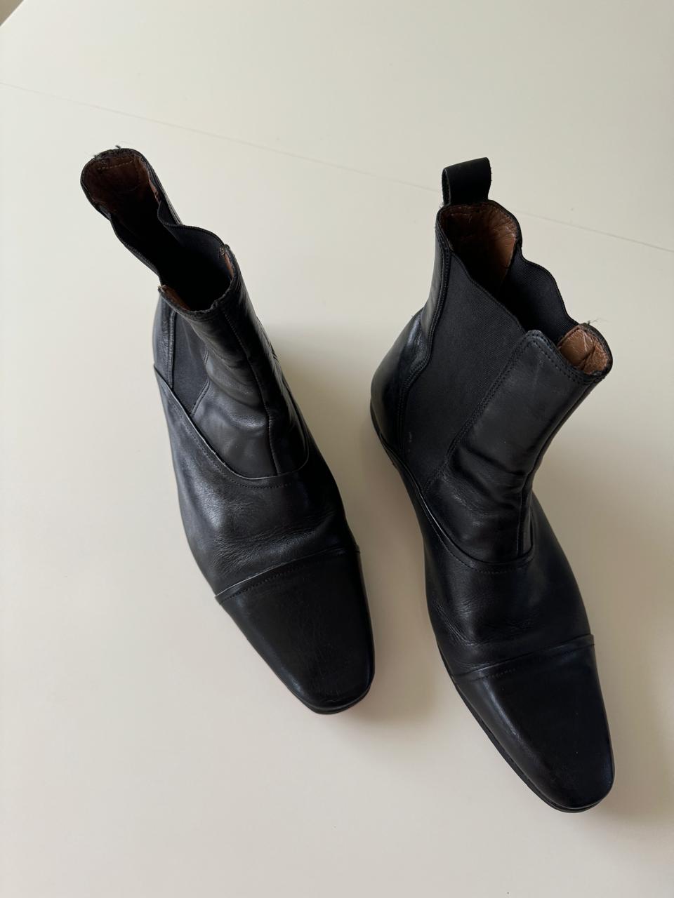 Botas estilo cubano de piel, Talla 28.5 Mx, 11 Usa, Hombre