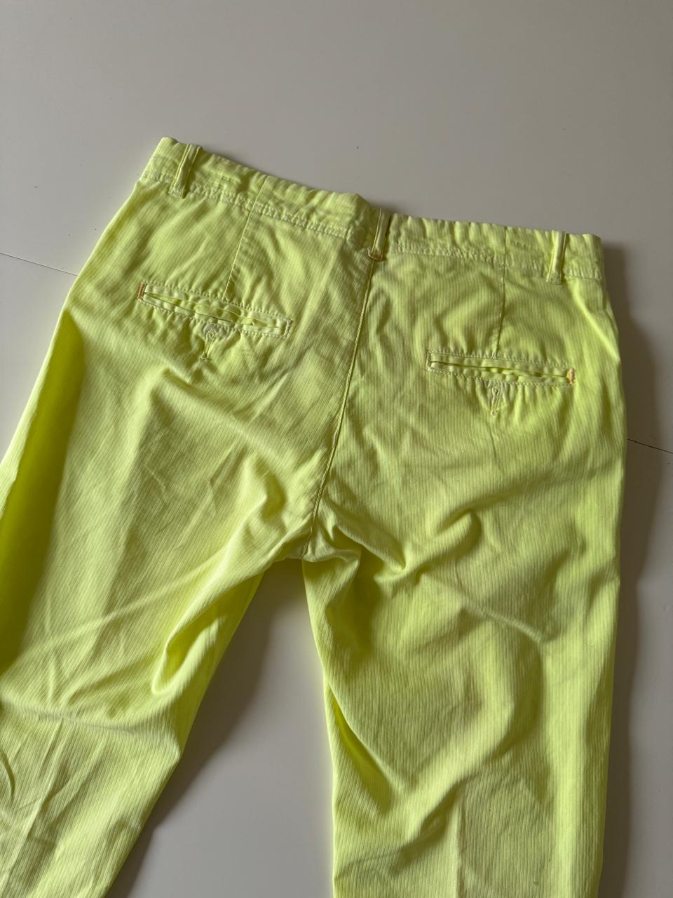 Pantalon amarillo fosfo, Talla 30, Hombre