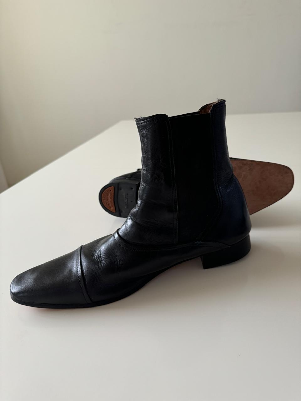 Botas estilo cubano de piel, Talla 28.5 Mx, 11 Usa, Hombre