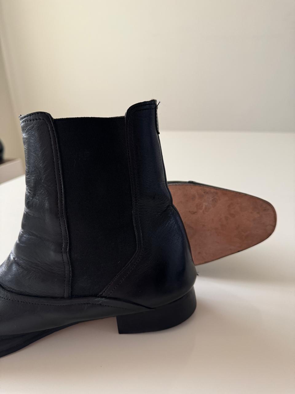 Botas estilo cubano de piel, Talla 28.5 Mx, 11 Usa, Hombre