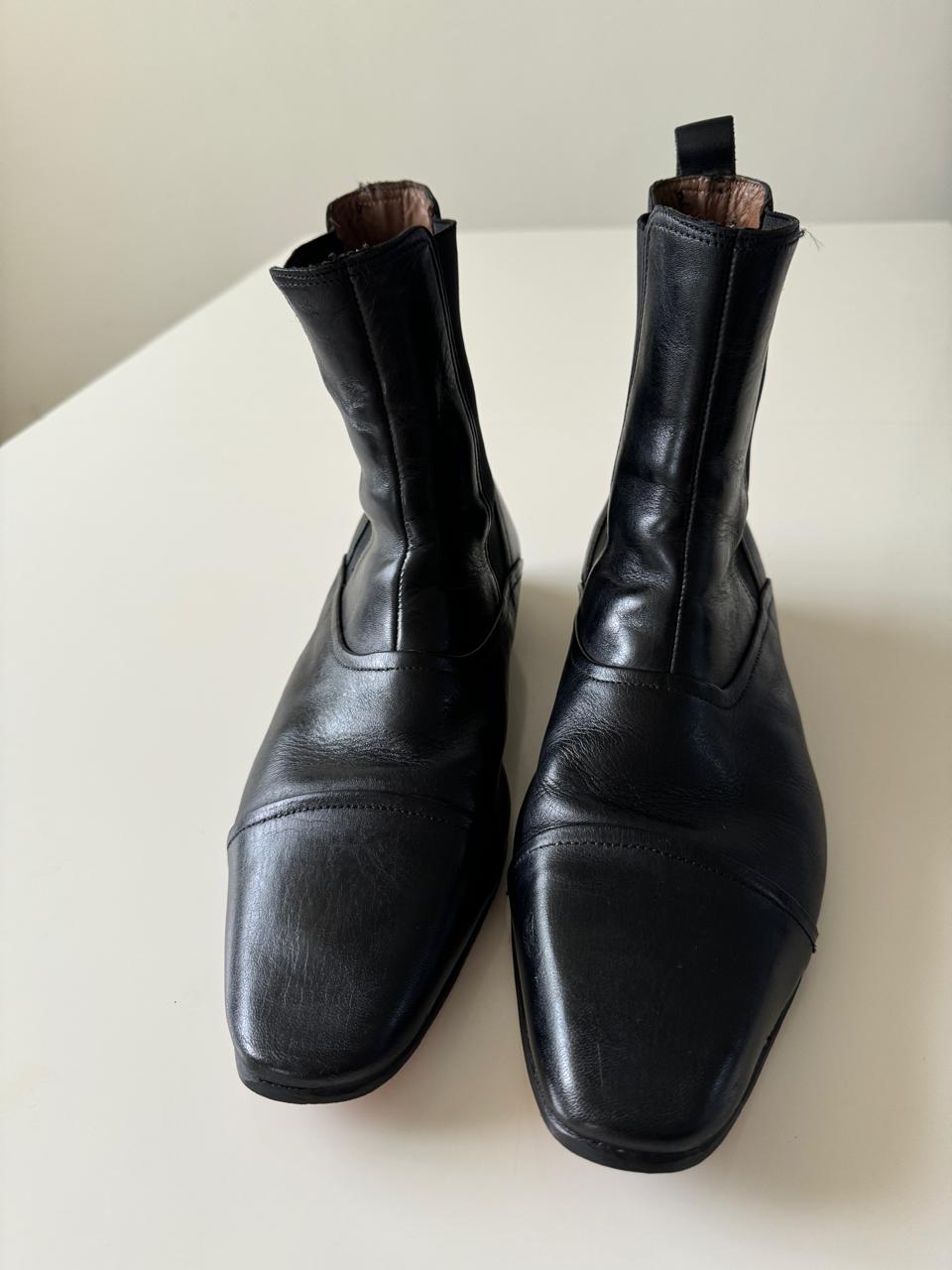 Botas estilo cubano de piel, Talla 28.5 Mx, 11 Usa, Hombre