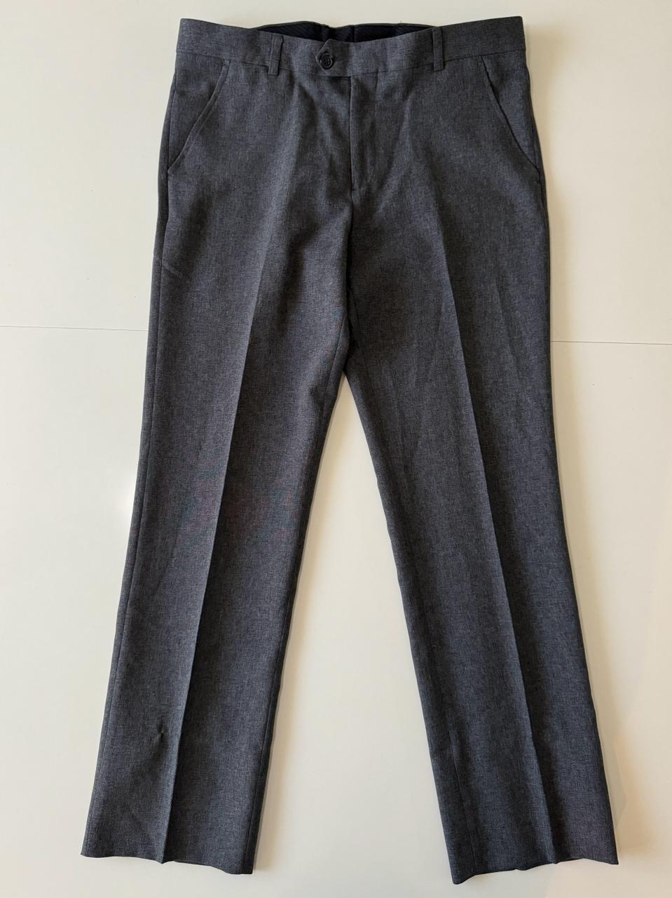 Pantalones de vestir grises, Talla 33, Hombre