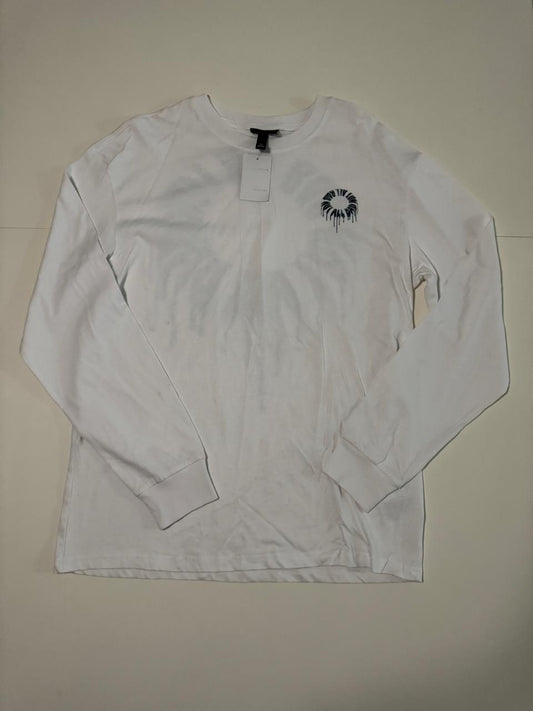 Playera estampado en espalda, Talla M, Relaxed Fit, Hombre