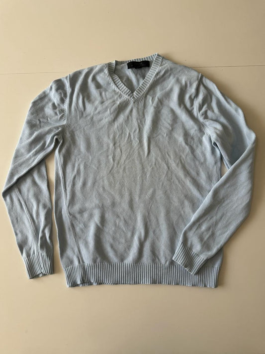 Cardigan celeste, Talla S, Mujer