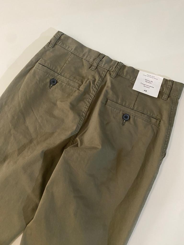 Pantalones verdes, Talla 28, Hombre