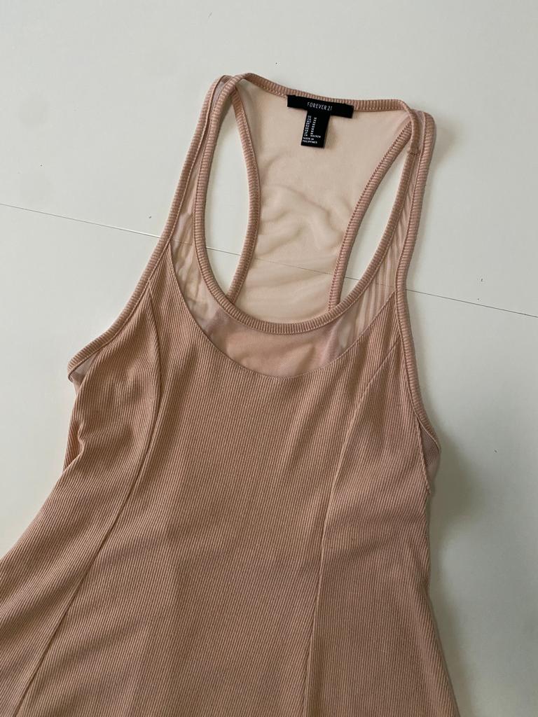 Vestido deportivo beige, Talla M, Mujer