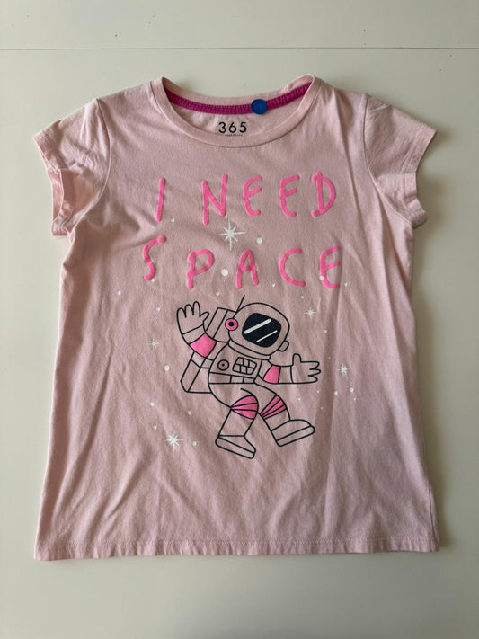 Playera con estampado de astronauta, Talla 14 años, XS, Niña, Mujer
