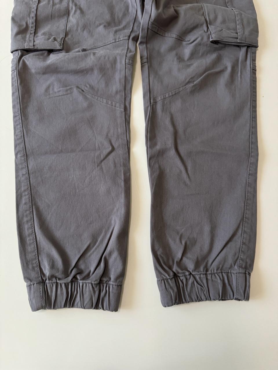 Pantalones cargo gris, Talla XS, 29Mx, Hombre