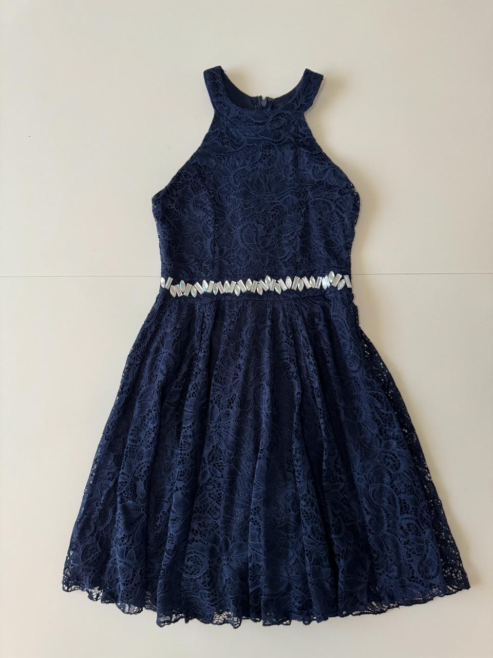 Vestido de fiesta azul, Talla XS, Niña 15 años