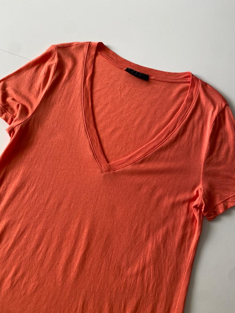 Playera color melon, Talla S/M, Mujer