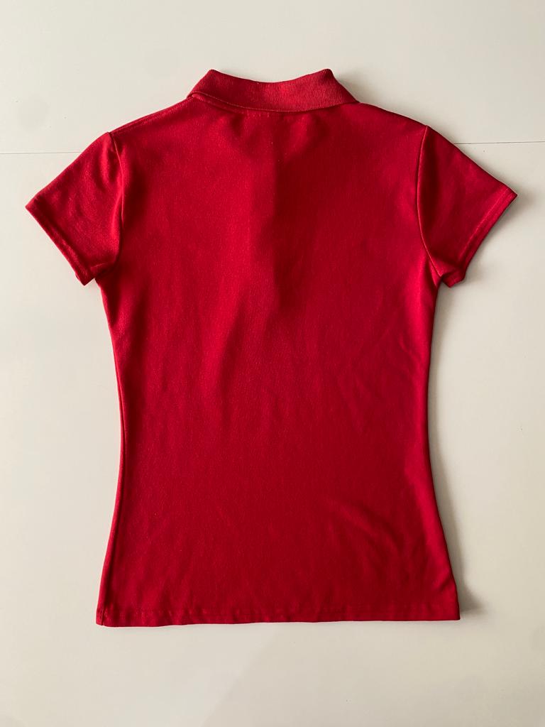 Polo roja, Talla S, Mujer