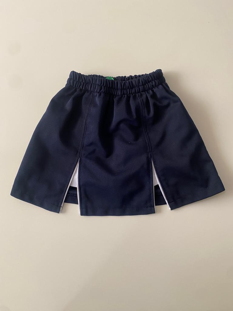 Short falda de uniforme azul marino, Talla 4 años, Niña