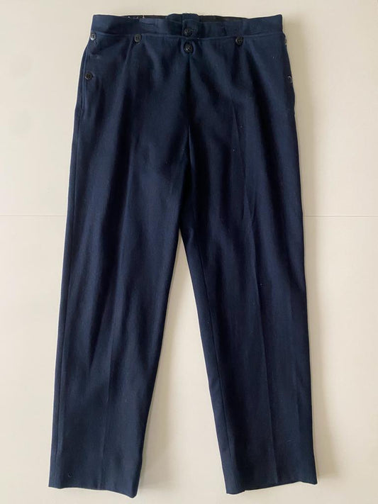 RENTA Pantalones azules de epoca, Talla 34-36, Hombre, Vintage