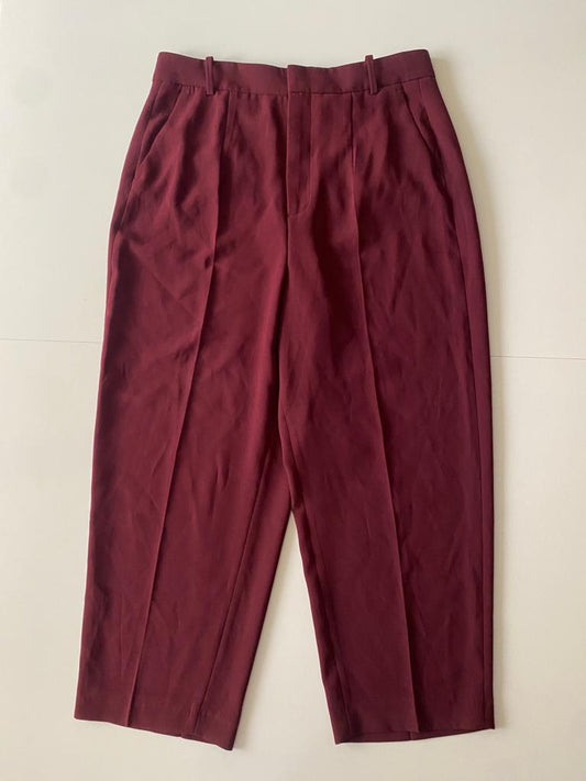 Pantalones de vestir guindos, Talla L, Mujer