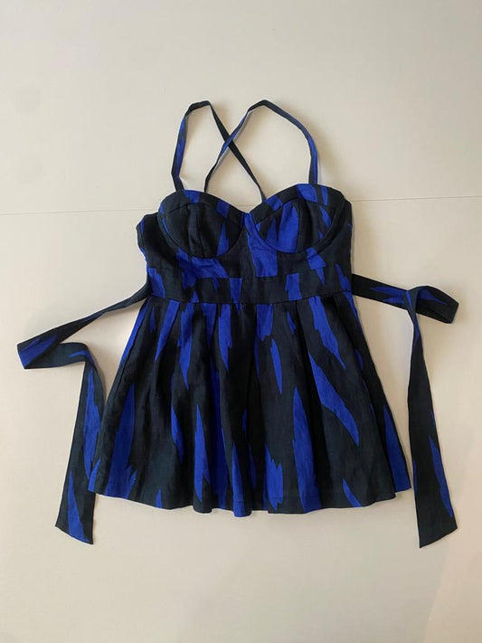 Blusa tipo bustier, Talla S, Mujer