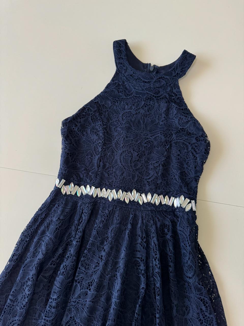 Vestido de fiesta azul, Talla XS, Niña 15 años