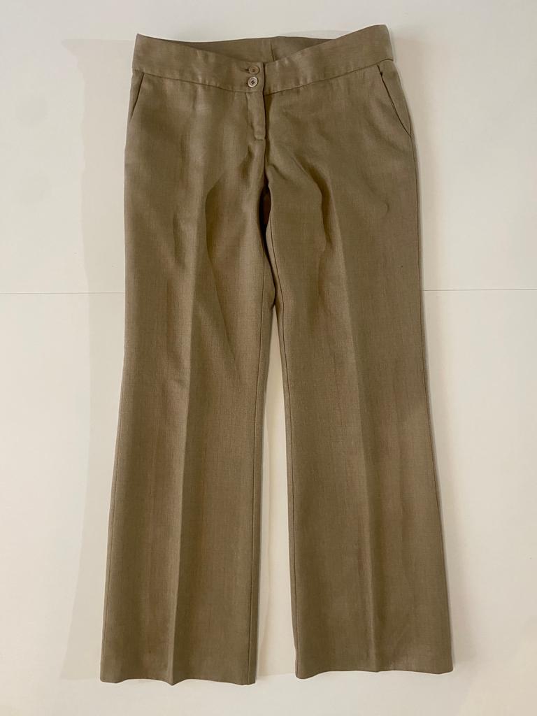 Pantalones de vestir tiro bajo, Talla 3, Mujer