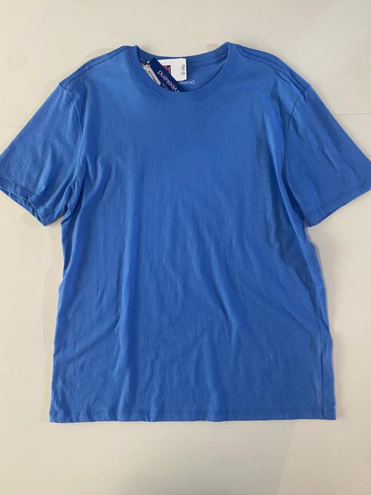 Playera lisa celeste, Talla XL, Hombre