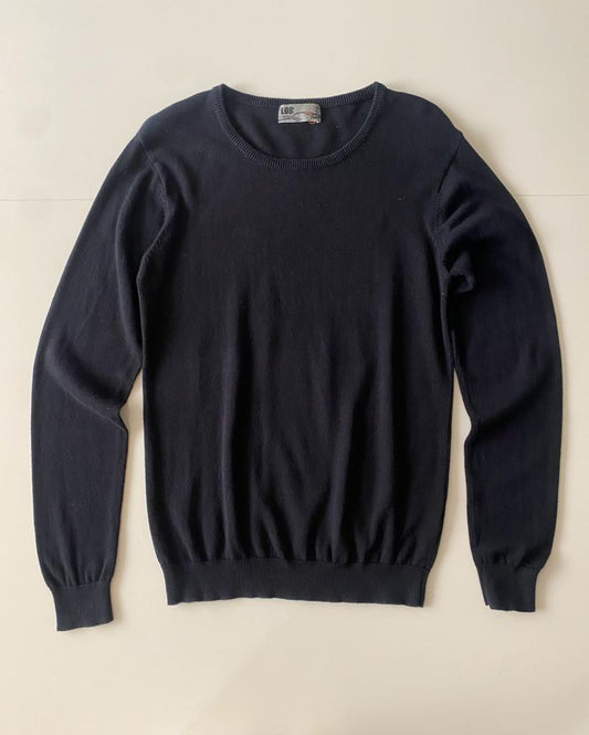 Cardigan negro 100% algodon, Talla M, Hombre
