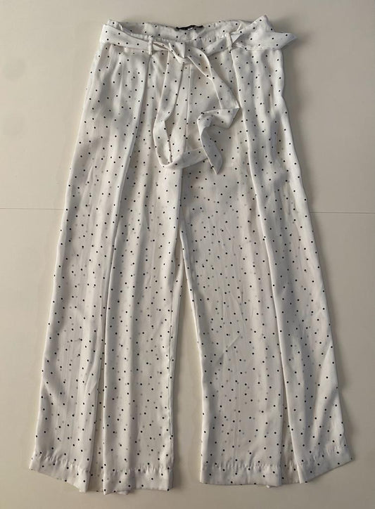 Pantalones anchos de lunares, Talla L, Mujer