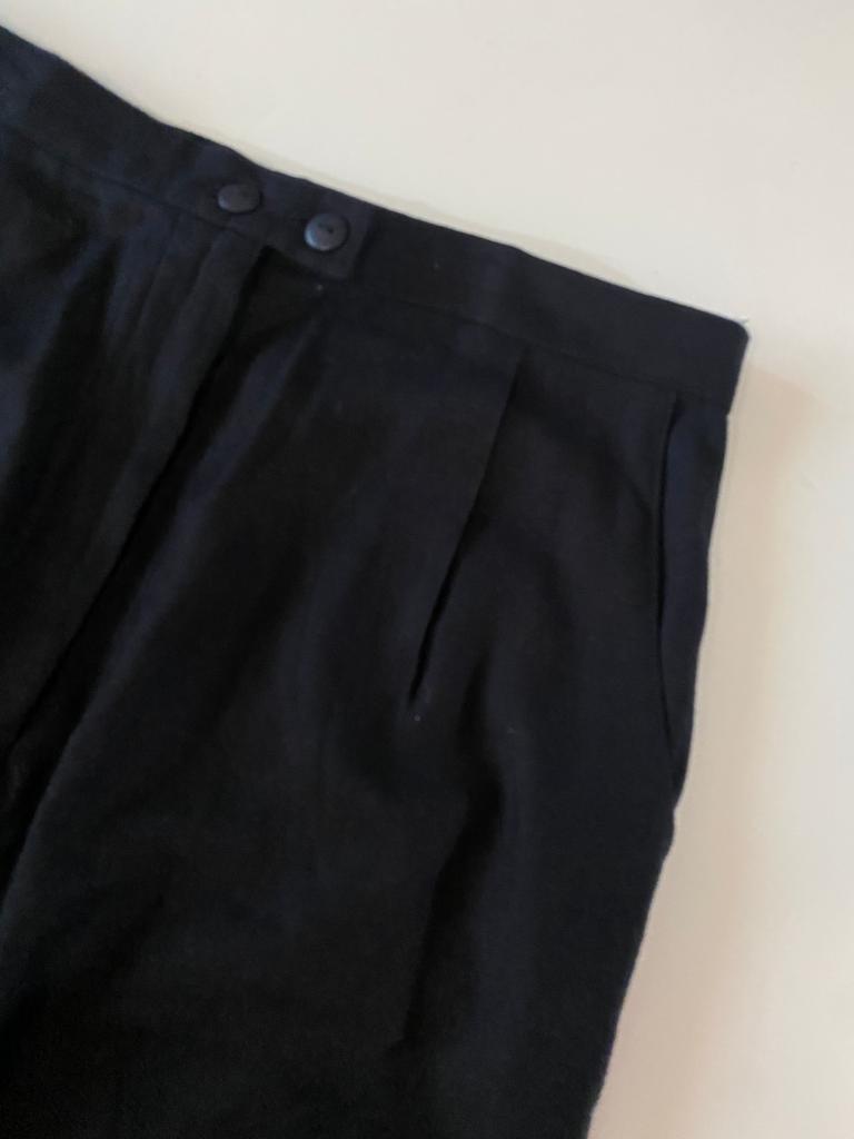 Pantalones de vestir con pinzas, Talla S/M, Mujer