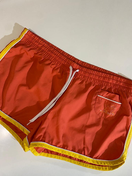 Shorts deportivos naranjas, Talla S (3/5), Mujer