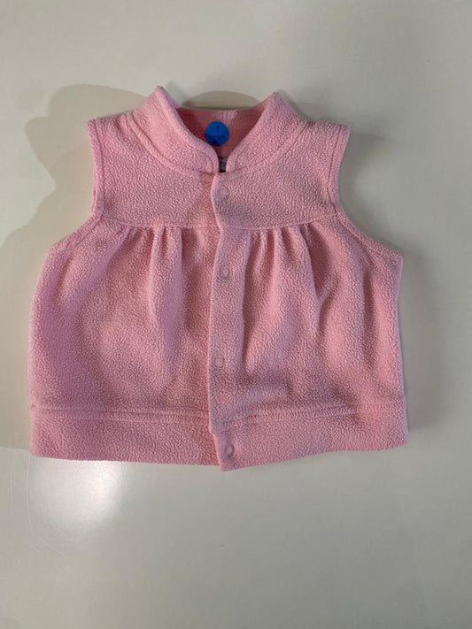 Chaleco afelpado rosa, 18 meses, Bebé