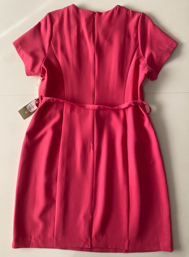 Vestido ejecutivo rosa, Talla 3XL, Mujer