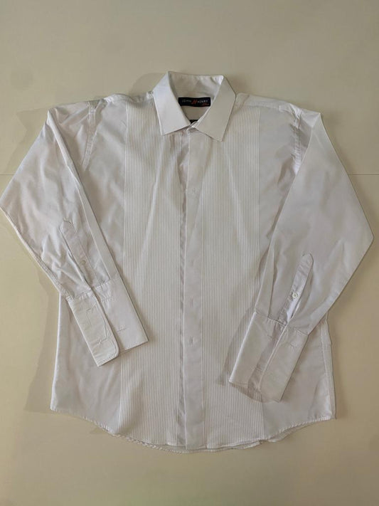 Camisa de smoking blanca, Talla Cuello 16.5, Manga 32, Hombre