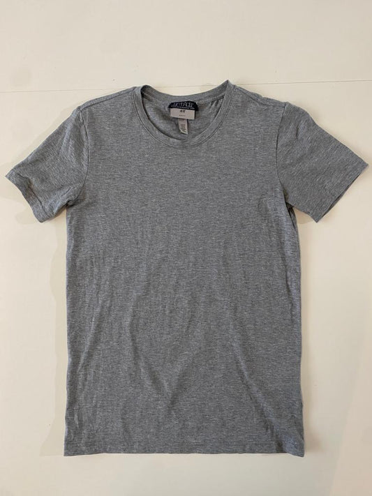 Playera gris basica, Talla XS, Slim Fit, Hombre