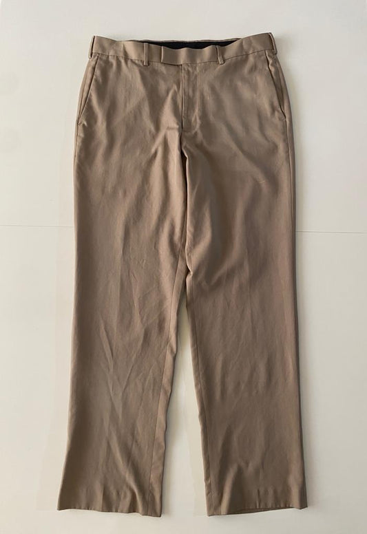 Pantalones de vestir beige, Talla 34x32, Hombre