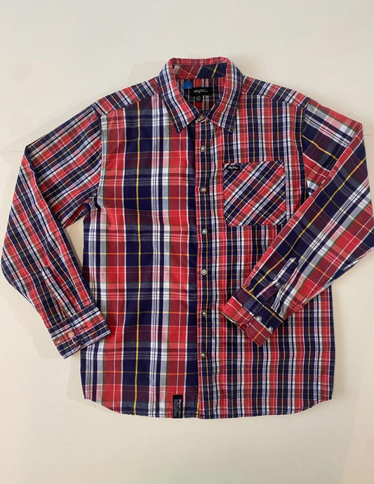 Camisa de cuadros roja, Talla 14 años, Niña