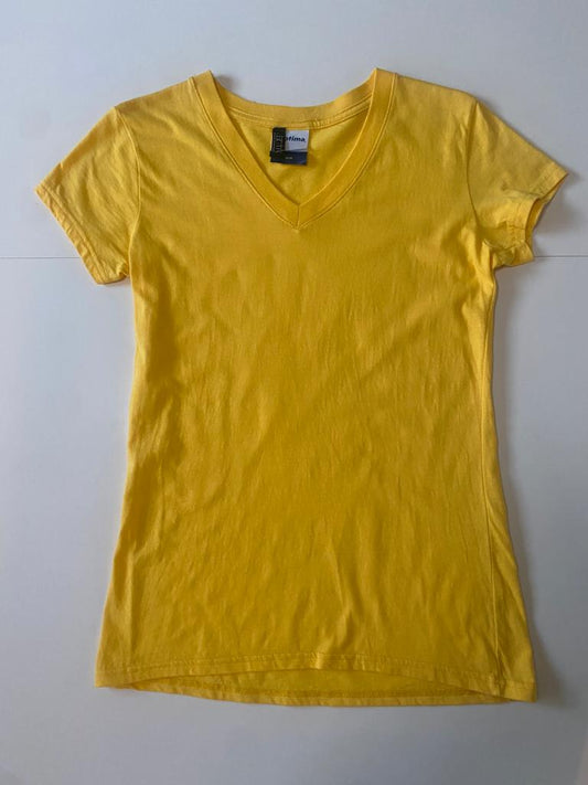 Playera basica amarilla, Talla M, Mujer