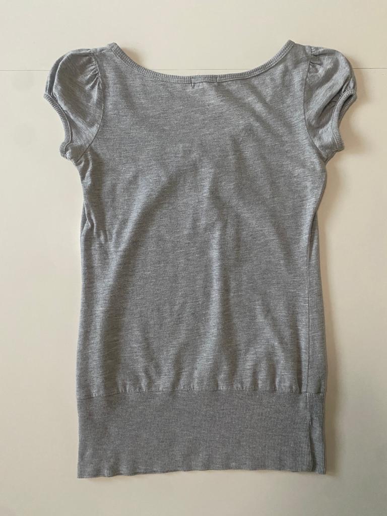 Playera gris, Talls XS, Mujer