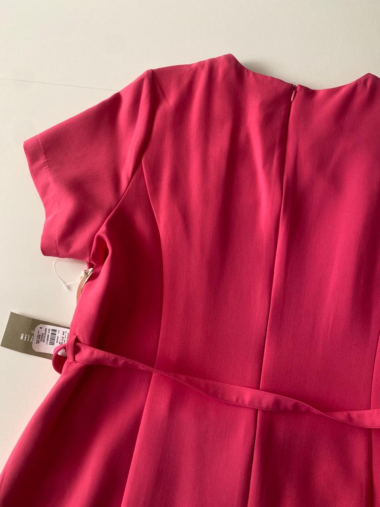 Vestido ejecutivo rosa, Talla 3XL, Mujer