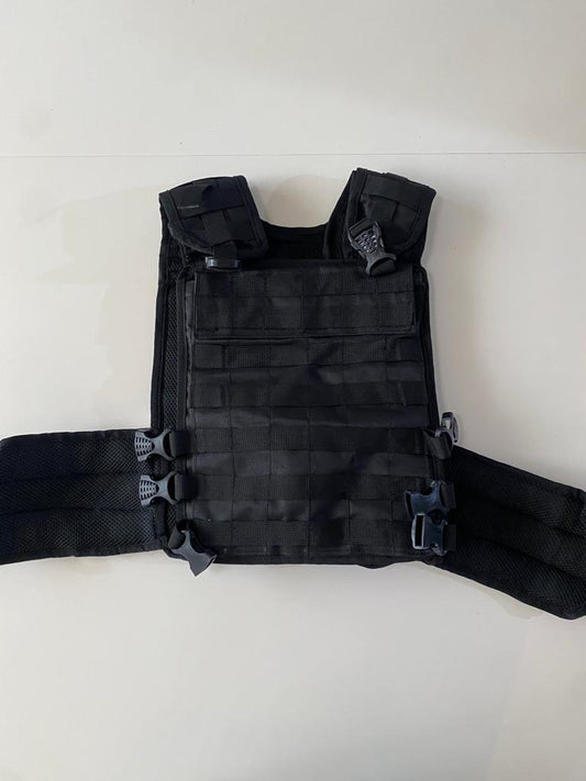 Chaleco negro protector, Unisex, Unitalla