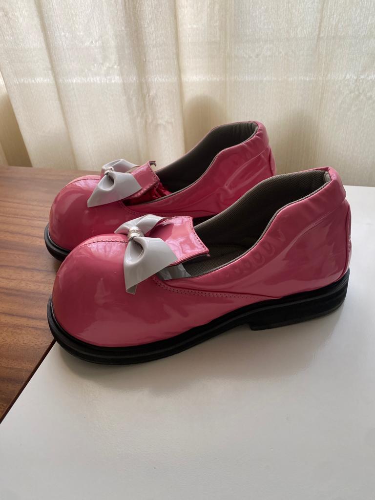 Zapatos clown rosas, Talla 3 a 5 Mx, Mujer