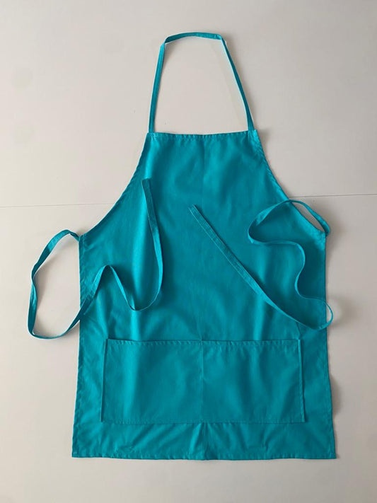 Mandil turquesa, Unitalla, Unisex