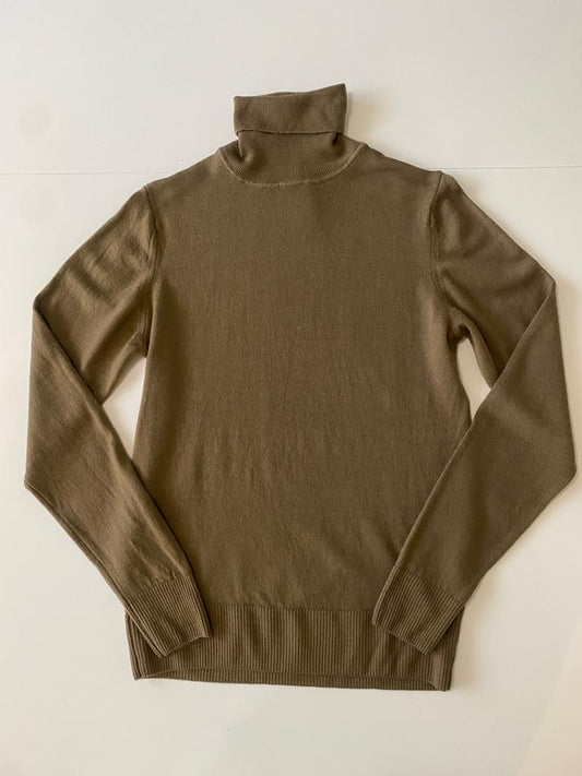 Cuello de tortuga cafe, Talla M, Hombre