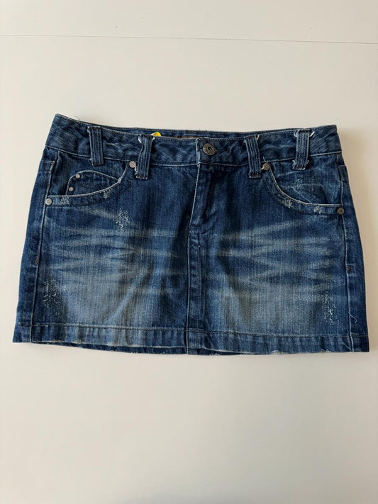 Mini falda de mezclilla, Talla 9, Mujer
