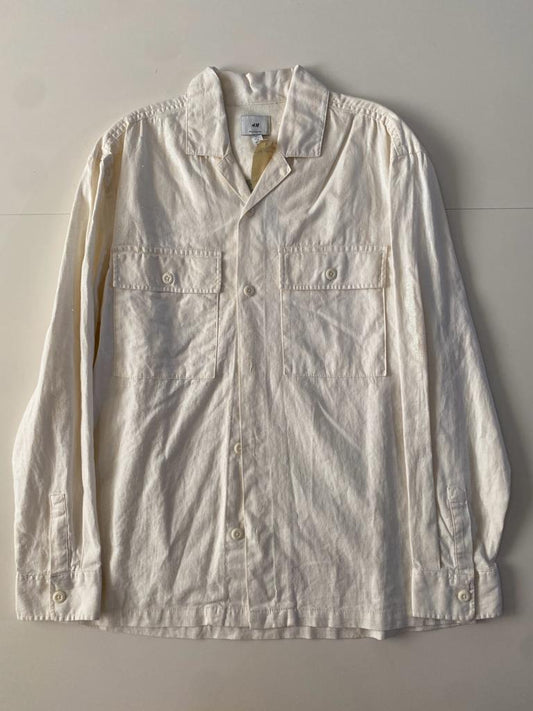 Camisa blanca, Talla S, Hombre
