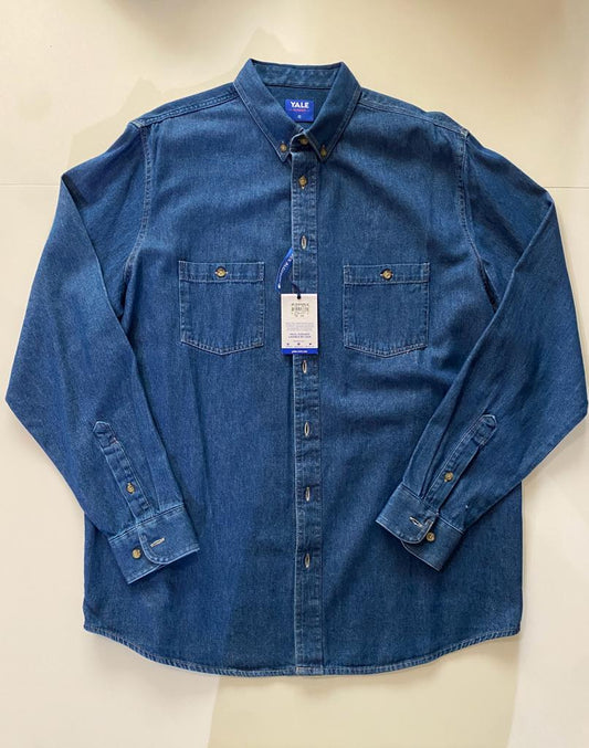 Camisa de mezclilla, Talla L, Hombre